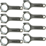 Manley Ford 5.0L V8 Coyote 5.933in Length Pro Series I Beam Connecting Rod Set - BattleBorn SpeedShop