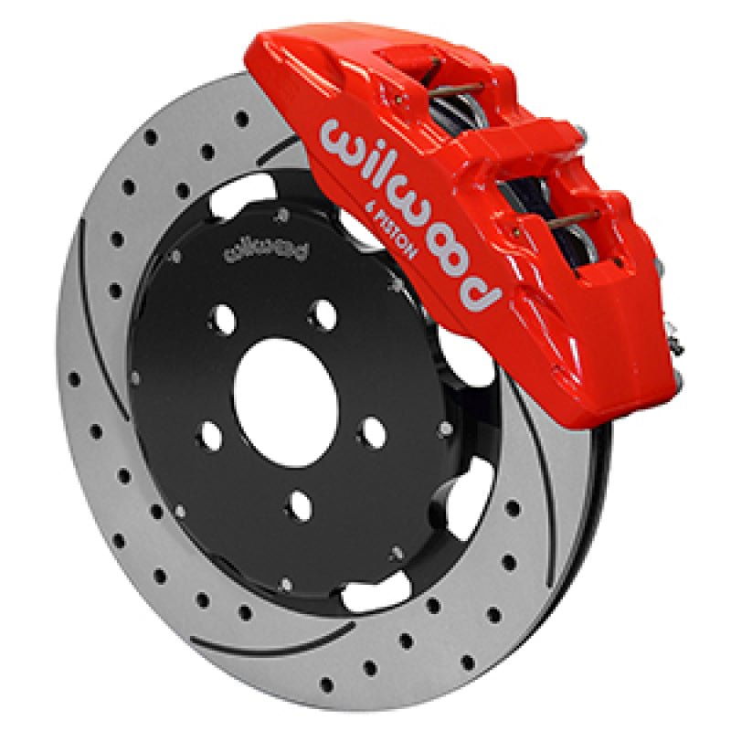 Wilwood 03 - 05 Dodge Neon SRT - 4 Forged Dynapro 6 Big Brake Front Brake Kit 12.19 - Red - BattleBorn SpeedShop