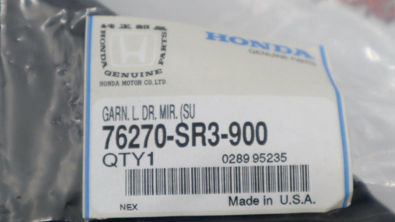 NEW 1992- 1995 OEM Honda Civic Left Driver Side Mirror Interior Trim Cover