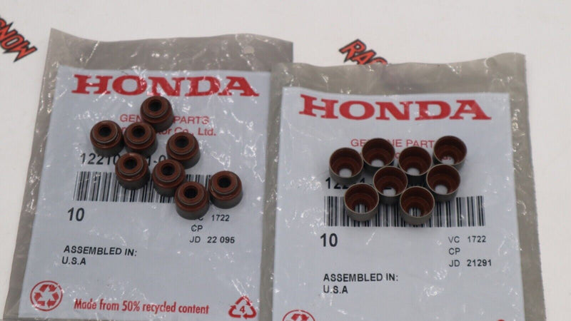 16 Genuine OEM Honda Valve Stem Seal Set Kit B16 B18 D16 K20 K24 H22 ACURA