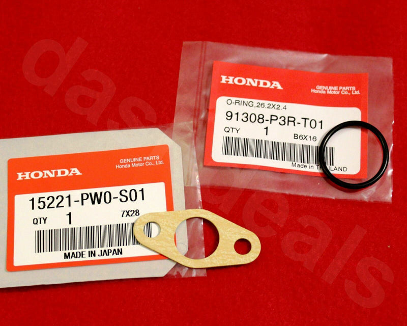 NEW OEM HONDA B16A2 B20 SI TYPE R OIL PUMP STRAINER PICK UP GASKET O-RING SET