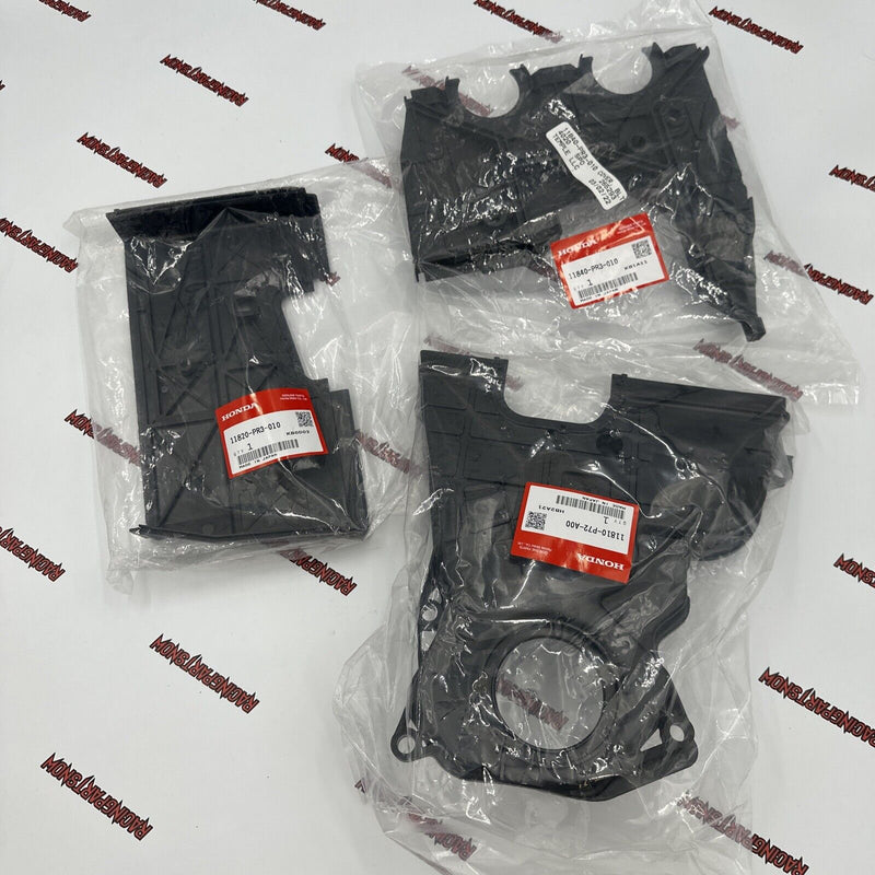 NEW OEM HONDA 99-00 CIVIC SI B16A2 FULL TIMING BELT COVER KIT B16 B16A B16A2