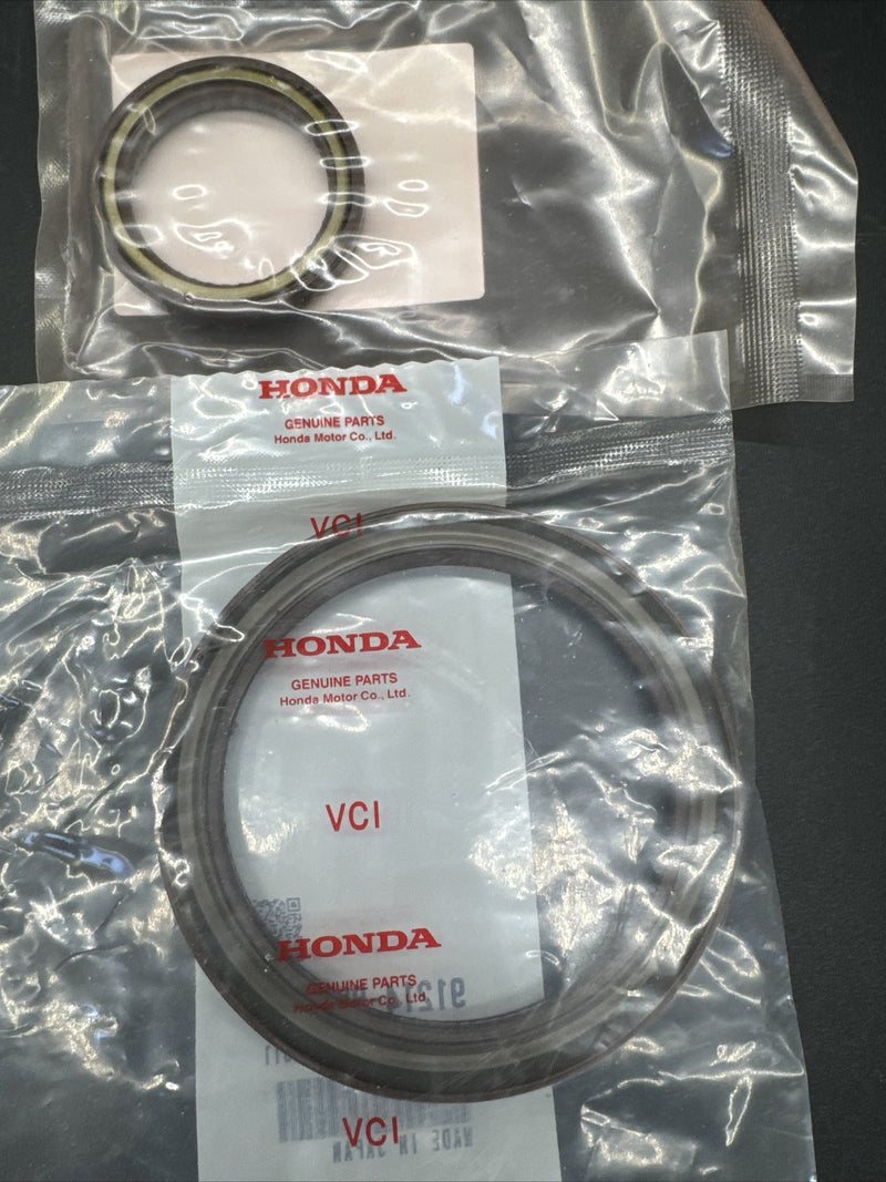 GENUINE OEM HONDA ACURA OIL PUMP FRONT & REAR MAIN CRANK SEAL B-SERIES DOHC VTEC