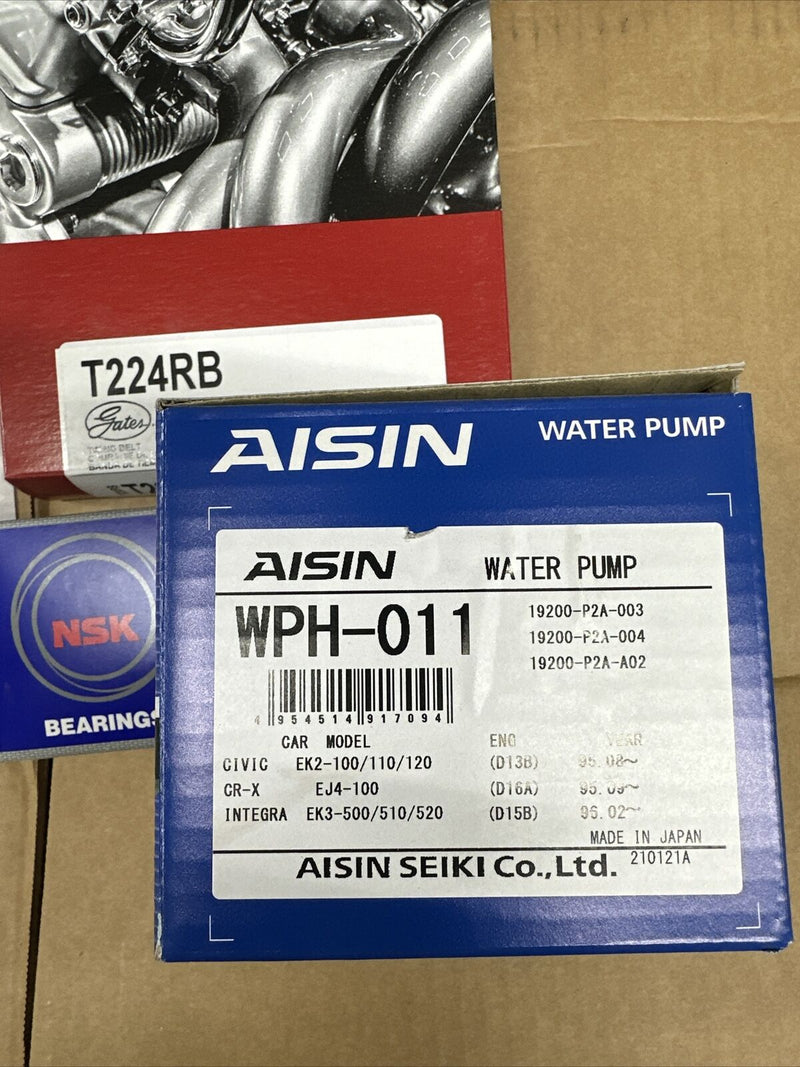 96-00 HONDA CIVIC D16Y8 GATES BLUE RACING TIMING BELT WATER PUMP TENSIONER