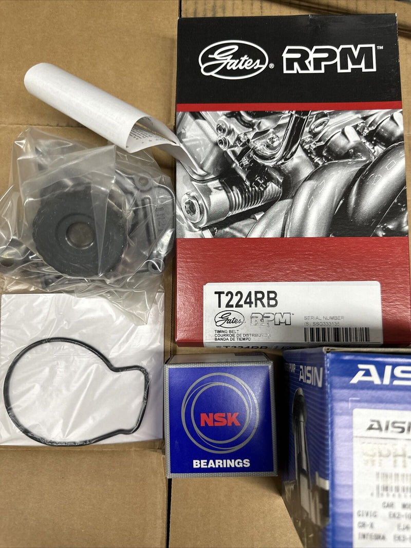 96-00 HONDA CIVIC D16Y8 GATES BLUE RACING TIMING BELT WATER PUMP TENSIONER