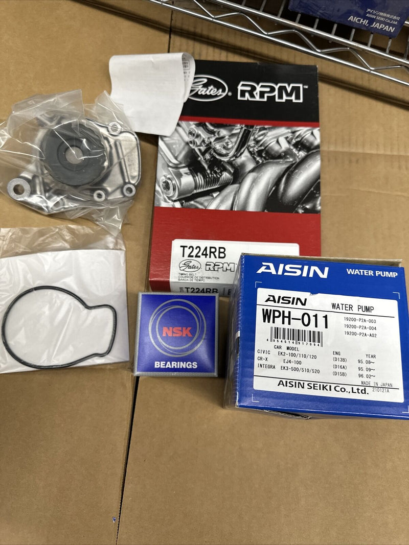 96-00 HONDA CIVIC D16Y8 GATES BLUE RACING TIMING BELT WATER PUMP TENSIONER