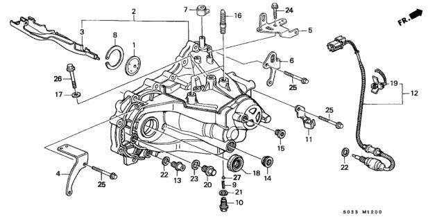 x2 OEM Honda Acura 5 Speed Manual Transmission Studs
