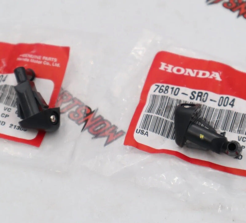 Genuine OEM Honda Windshield Washer Hood Nozzle Set 1990-1997 Civic CRX and More