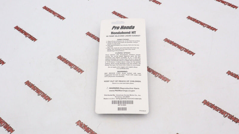 OEM Honda Bond HT Silicone Liquid Gasket Hondabond Set of 2 Pair