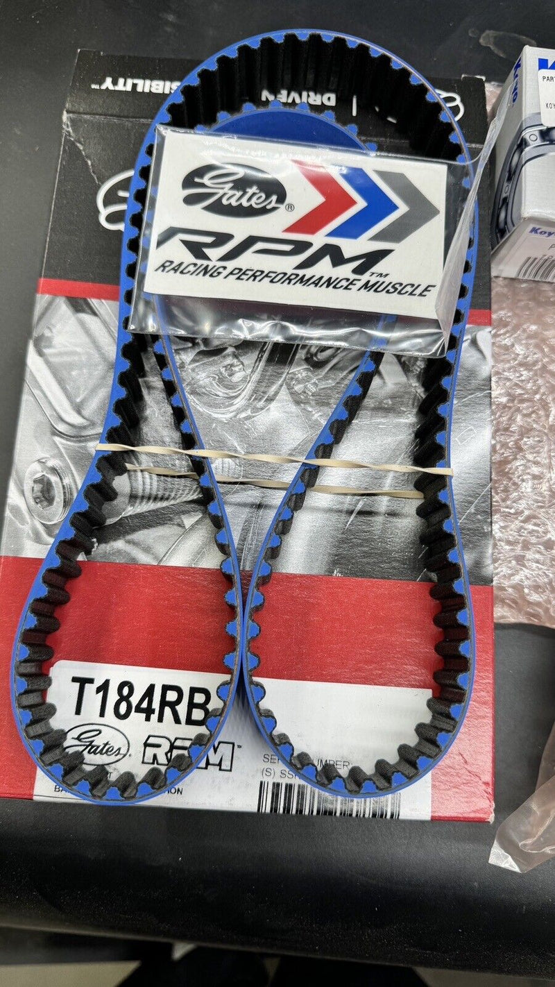 90-01 INTEGRA LS B18 B20 GATES BLUE RACING TIMING BELT WATER PUMP TENSIONER KIT