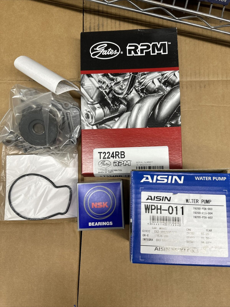 96-00 HONDA CIVIC D16Y8 GATES BLUE RACING TIMING BELT WATER PUMP TENSIONER