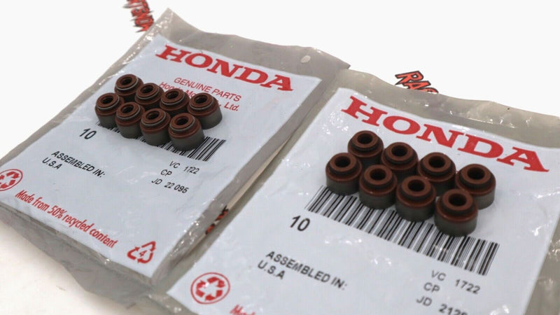 16 Genuine OEM Honda Valve Stem Seal Set Kit B16 B18 D16 K20 K24 H22 ACURA