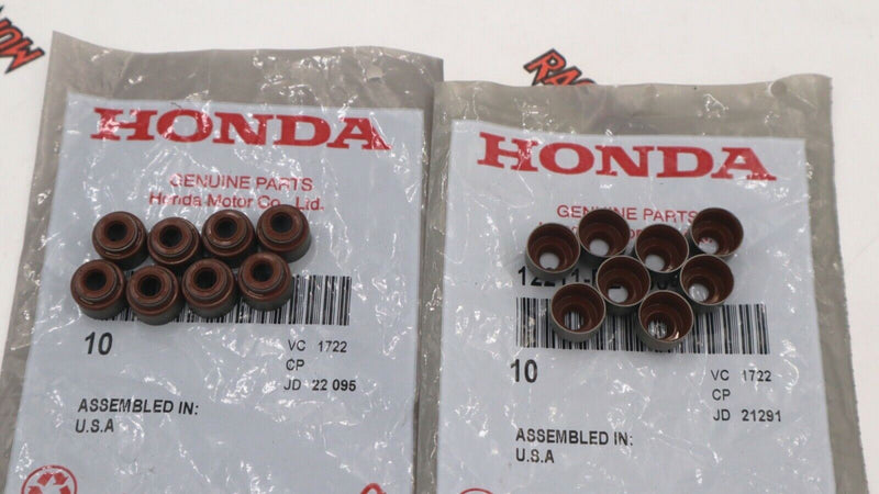 16 Genuine OEM Honda Valve Stem Seal Set Kit B16 B18 D16 K20 K24 H22 ACURA