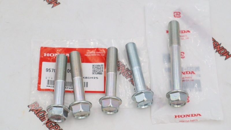 Genuine OEM Honda Acura K-Series Transmission Bolts 5PC Set K20 K24 K SWAP NEW