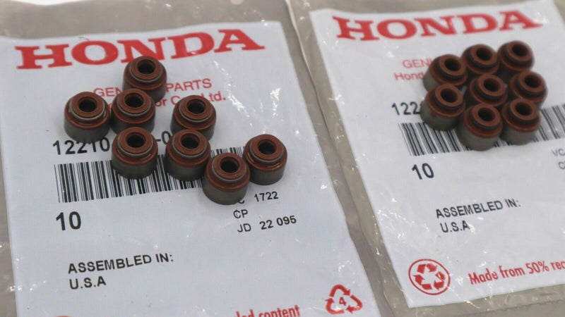 16 Genuine OEM Honda Valve Stem Seal Set Kit B16 B18 D16 K20 K24 H22 ACURA