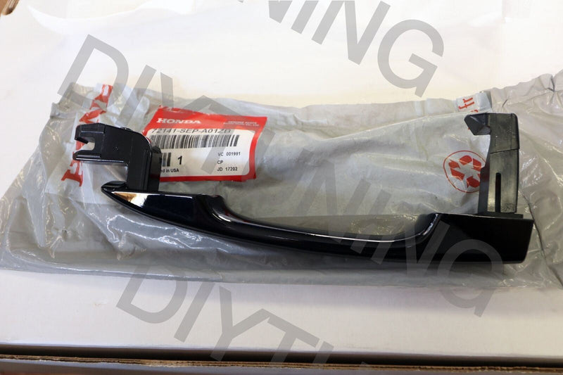 OEM ACURA Right REAR Passenger Door Handle *B92P* NIGHTHAWK BLACK PEARL