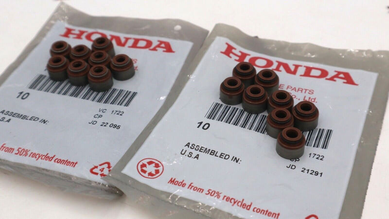 16 Genuine OEM Honda Valve Stem Seal Set Kit B16 B18 D16 K20 K24 H22 ACURA