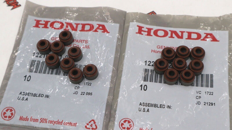 16 Genuine OEM Honda Valve Stem Seal Set Kit B16 B18 D16 K20 K24 H22 ACURA