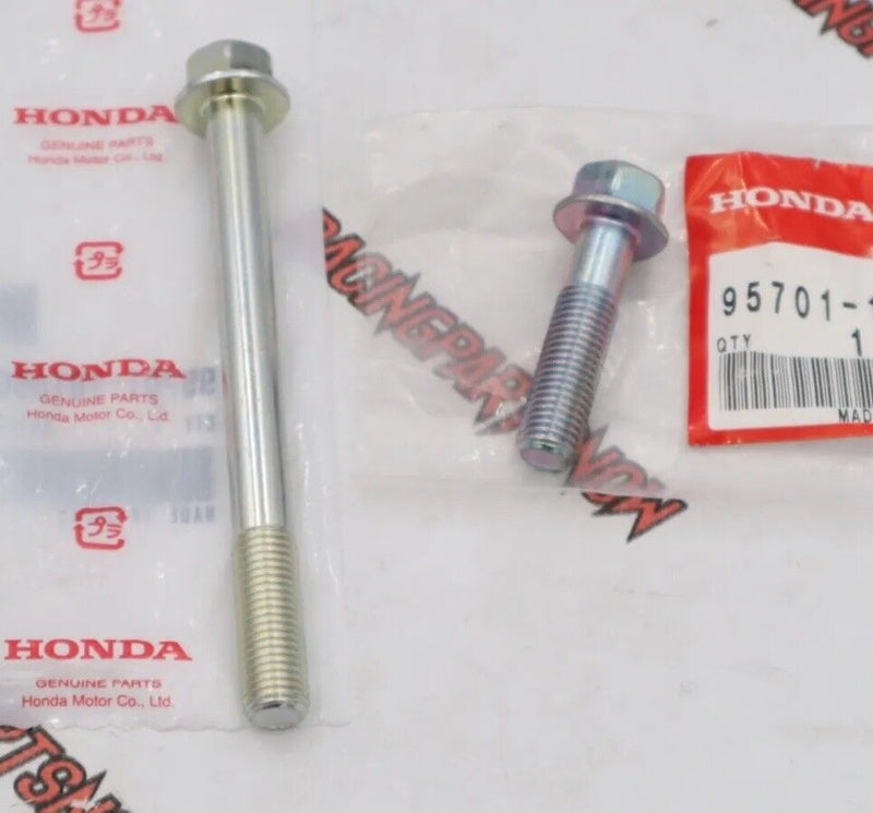 HONDA ACURA OEM 90-06 5SPD MANUAL STARTER BOLT 2PC SET CIVIC INTEGRA B D F H