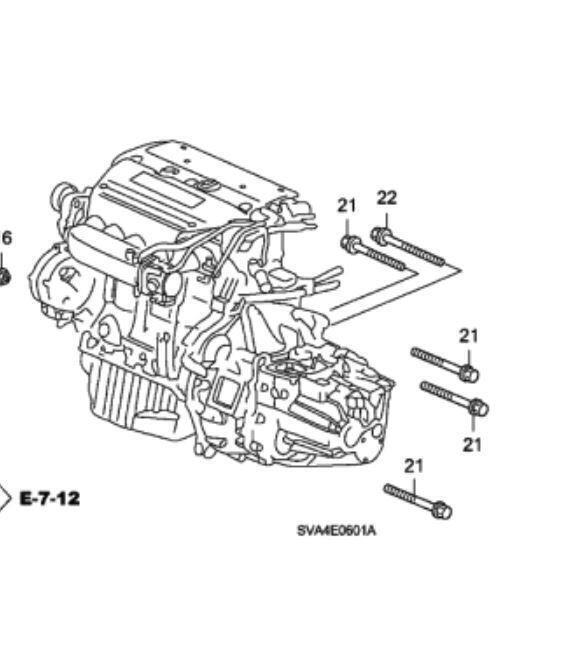 OEM HONDA K Series Transmission Bolt Kit For Honda Acura K20 K24 K Swap