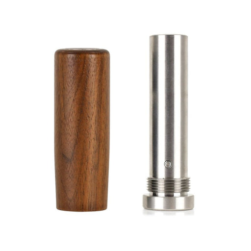 Mishimoto Tall Steel Core Wood Shift Knob - Walnut - BattleBorn SpeedShop