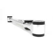 BLOX Racing V2 Billet Rear Lower Control Arms Poly Bushings 96 - 00 Honda Civic - Raw - BattleBorn SpeedShop