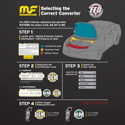 MagnaFlow Direct Fit Catalytic Converter 2009 - 2012 Highlander 2.7 L Underbody - BattleBorn SpeedShop