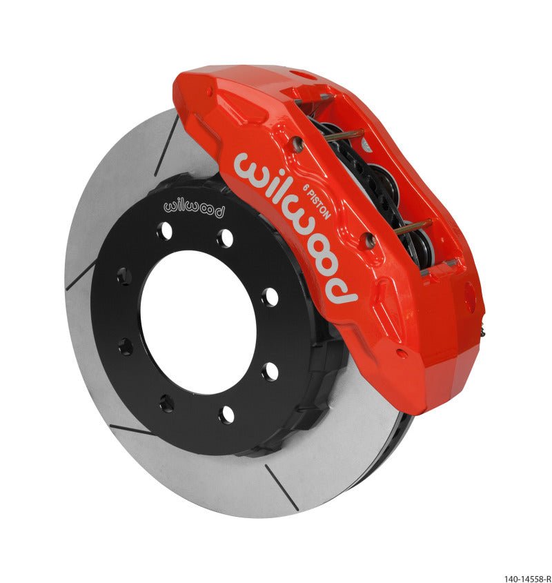 Wilwood TX6R Front Kit 15.00in Red 13 - 17 Ford F - 250/F - 350 - 4WD - BattleBorn SpeedShop