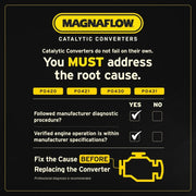MagnaFlow Direct Fit Catalytic Converter 2009 - 2012 Highlander 2.7 L Underbody - BattleBorn SpeedShop