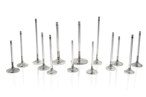Ferrea BMW N54 28mm 5.96mm 114.75mm 19 Deg Taper Flo Stk Trpl Groove Comp Plus Exh Valve - Set of 12 - BattleBorn SpeedShop