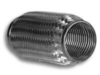 Vibrant SS Flex Coupling with Inner Braid Liner 1.75in inlet/outlet x 4in flex length - BattleBorn SpeedShop
