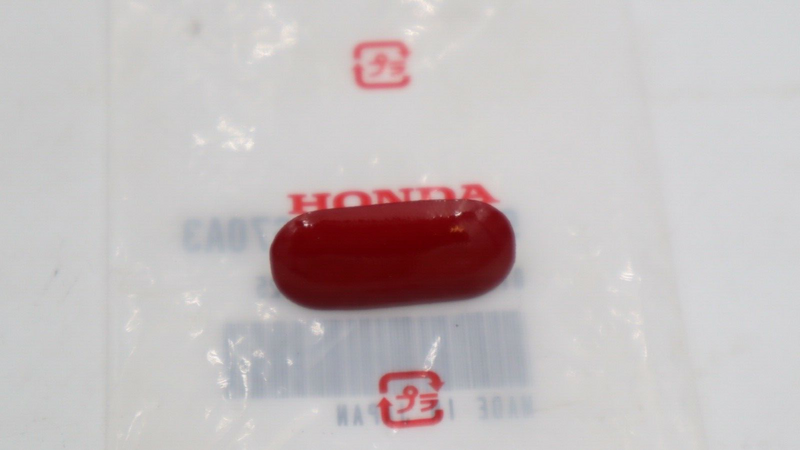 OEM Honda Bumper  Cap, License Plate *R97* (ROMA RED) BUMPER CAP 90672-SB2-670A3