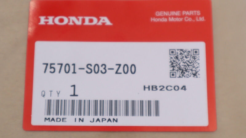 Genuine OEM Honda Civic Type-R Emblem Rear 75701-S03-Z00, JDM EK9 Type-R