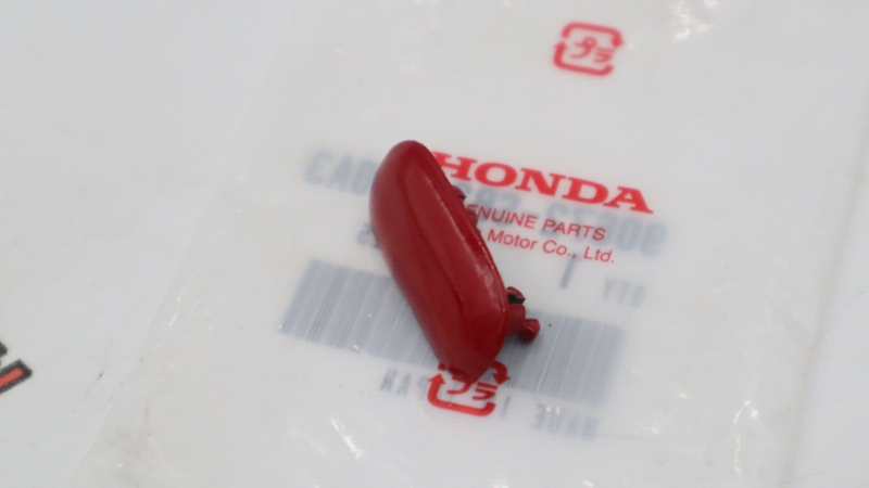OEM Honda Bumper  Cap, License Plate *R97* (ROMA RED) BUMPER CAP 90672-SB2-670A3