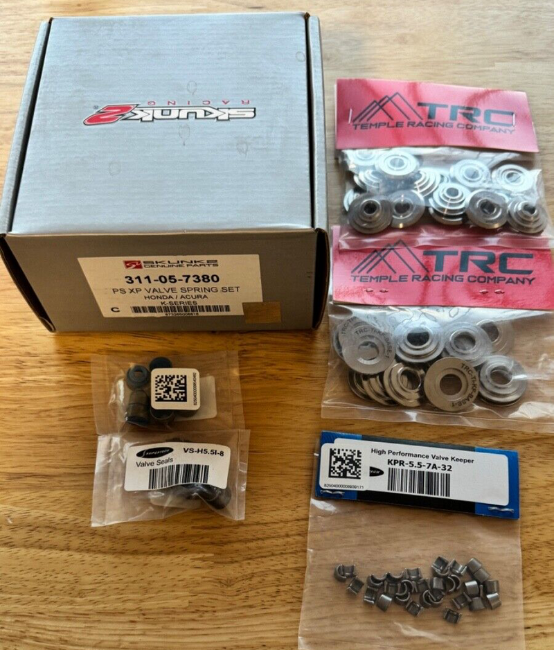 Skunk2 XP Dual Valve Springs & TRC Titanium Retainers Kit K Series K20 K24 100LB