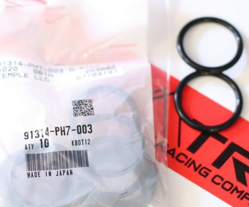 Genuine (2) Honda Connector Pipe O-Ring (31.2 x 4.1) Connecting 91314-PH7-003