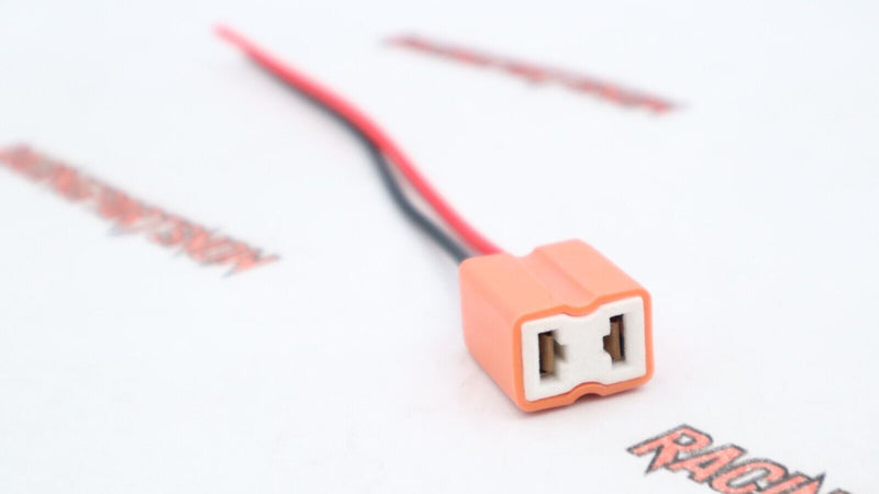 H7 Ceramic Upgrade Wire Pigtails Female Globe Bulb Socket Connectors Harness
