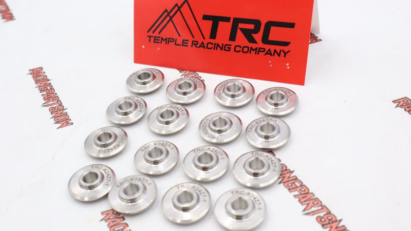 Temple Racing Co Titanium Valve Spring Retainers for Honda Acura K24Z7 12-15 TRC