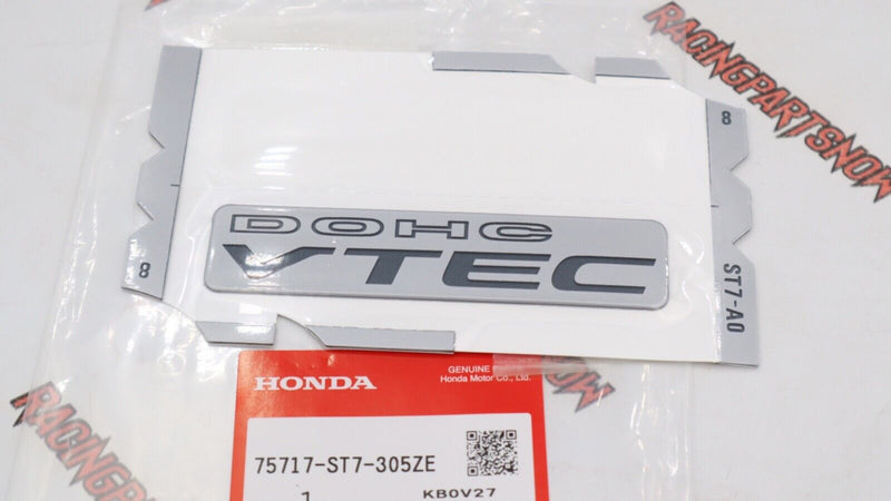 New OEM 90-01 Acura Integra GSR Type R B18C1 B18C5 DC2 "DOHC VTEC" Emblem Badge