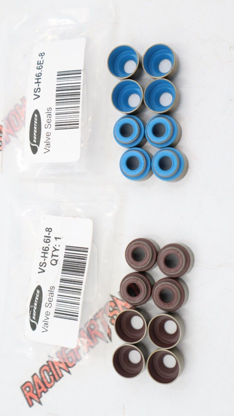 SUPERTECH VALVE STEM SEALS 16 PCS VITON B16A2 B17A B18C1 B18C5 VTEC GSR ACURA