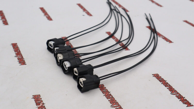 6 Fuel Injector connectors pigtail For 300zx 240sx 200zx Silvia RB25DET SR20DET