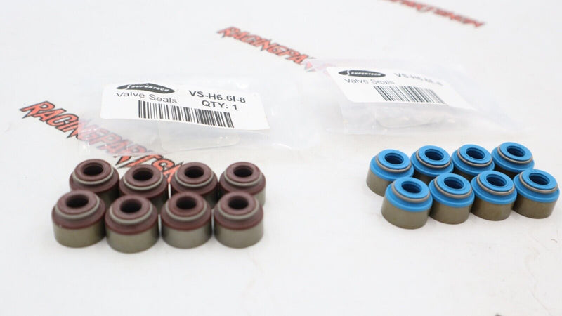 SUPERTECH VALVE STEM SEALS 16 PCS VITON B16A2 B17A B18C1 B18C5 VTEC GSR ACURA