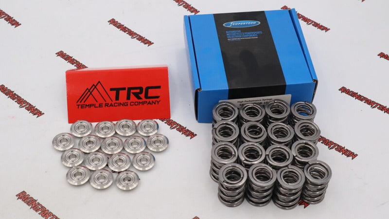 Supertech 100lb DRAG RACING Valve Springs & TRC Titanium Retainers B16 B18C KIT