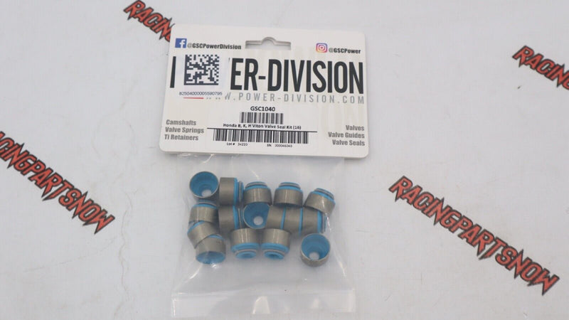 16 Intake & Exhaust GSC Valve Stem Seals for Honda B16 B18 H22 K20 K24 B20