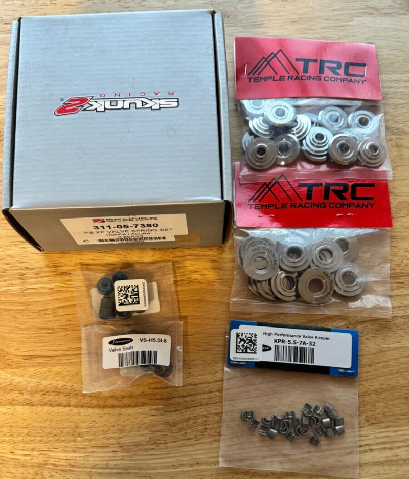 Skunk2 XP Dual Valve Springs & TRC Titanium Retainers Kit K Series K20 K24 100LB