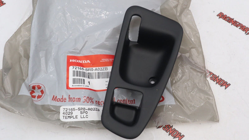 Honda S2000 DRIVER SIDE INNER DOOR HANDLE COVER *NH167L* (GRAPHITE BLACK)