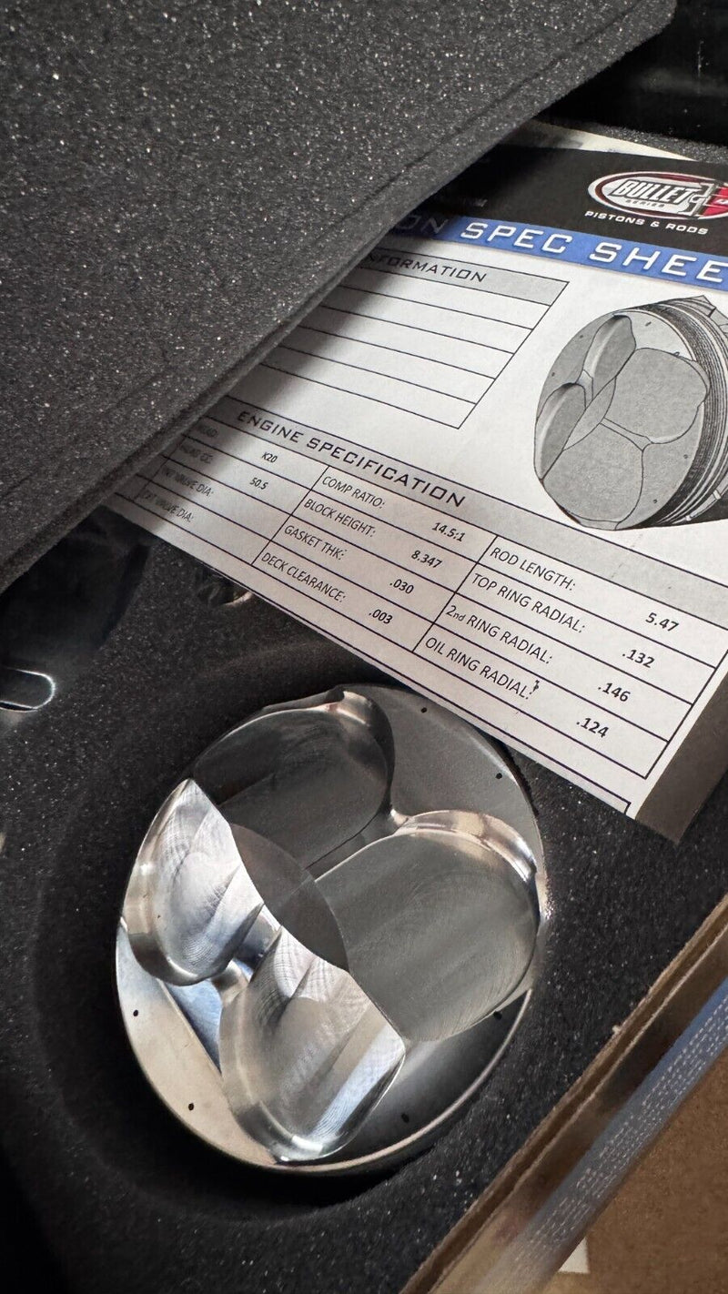 CP Piston & Ring Set For Honda Auto K20 -Bore 90mm 14.5:1 Comp Ratio