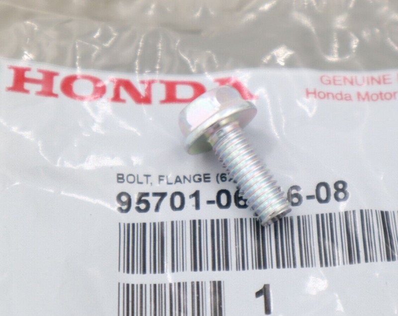NEW OEM HONDA FLANGE BOLT (6X16) 95701-06016-08 HD17