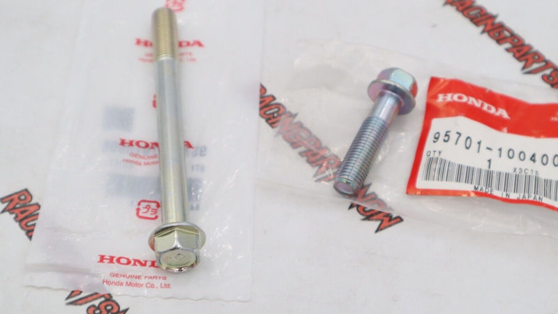 HONDA ACURA OEM 90-06 5SPD MANUAL STARTER BOLT 2PC SET CIVIC INTEGRA B D F H