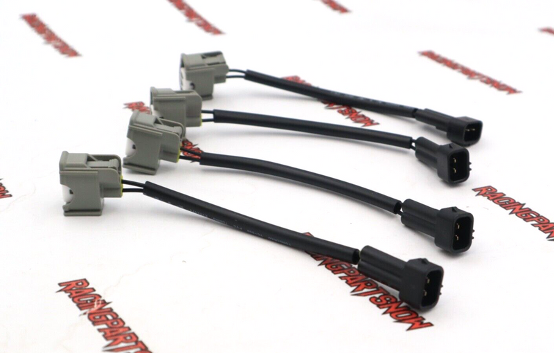 Honda Civic Acura RSX K20 K24 R18 RDX 410cc Denso Fuel Injectors clips adapters